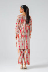 2-Pc Printed Lawn Shirt with Straight Trouser SCPM3-0065